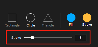 O tamanho do traço pode ser definido entre 2 e 44.